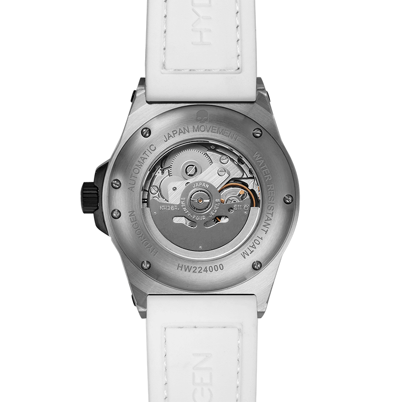 Buy Hydrogen Watch Otto White Silver Online