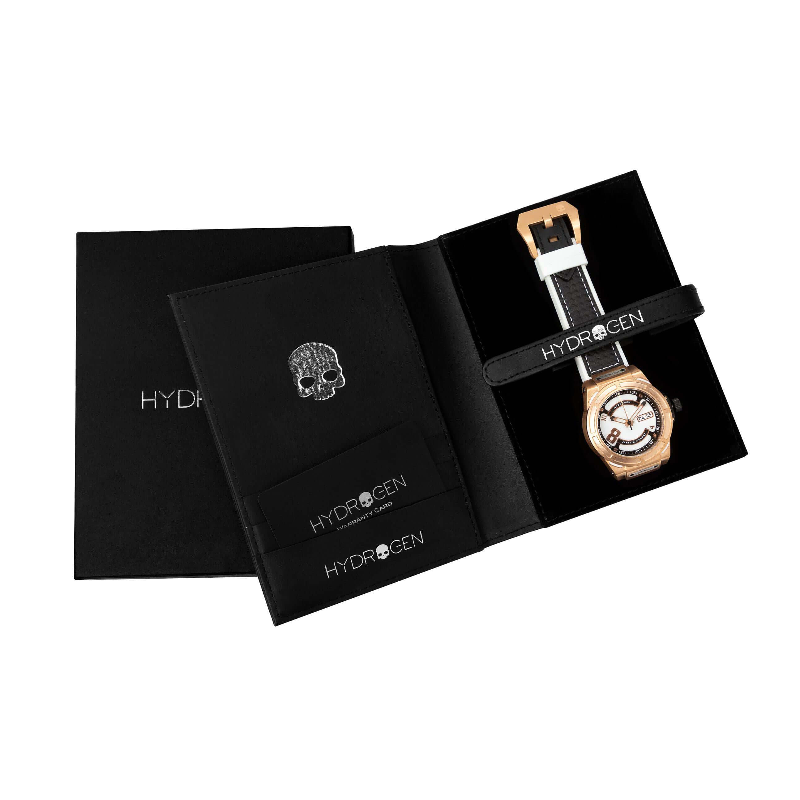 Buy Hydrogen Watch Otto White Rose Gold Online