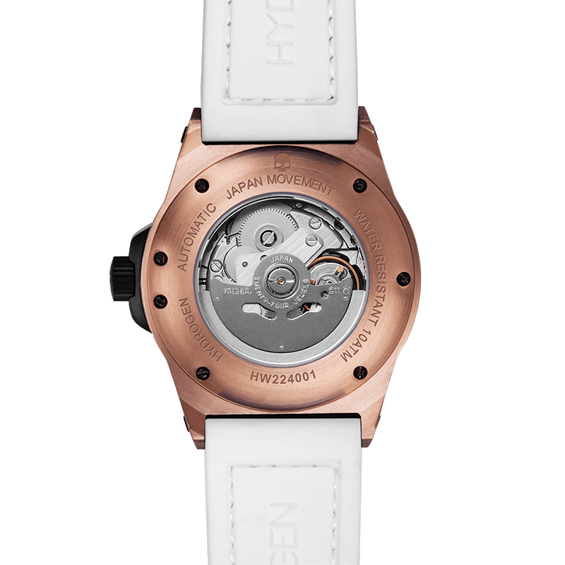 Buy Hydrogen Watch Otto White Rose Gold Online