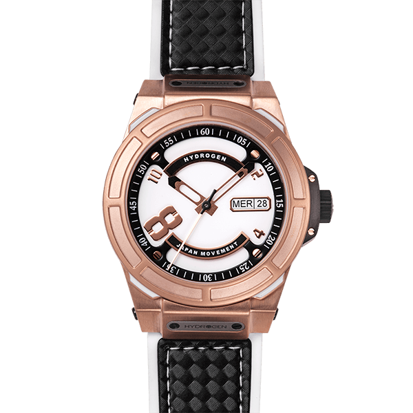 Buy Hydrogen Watch Otto White Rose Gold Online