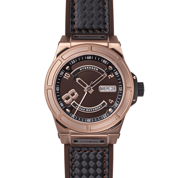 Buy Hydrogen Watch Otto Brown Rose Gold Online