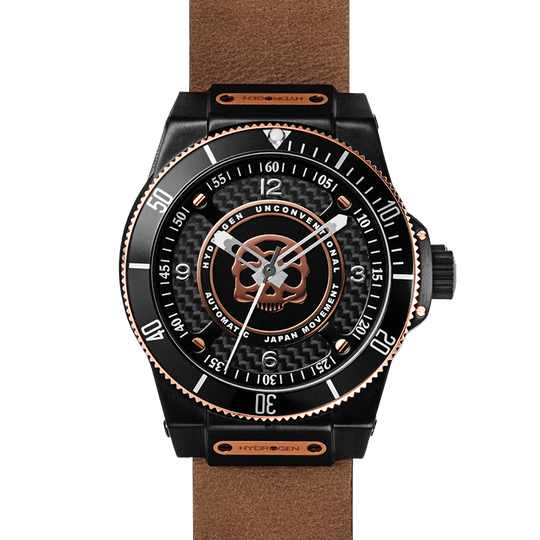 Hydrogren Sportivo Black-Brown Nato Watch
