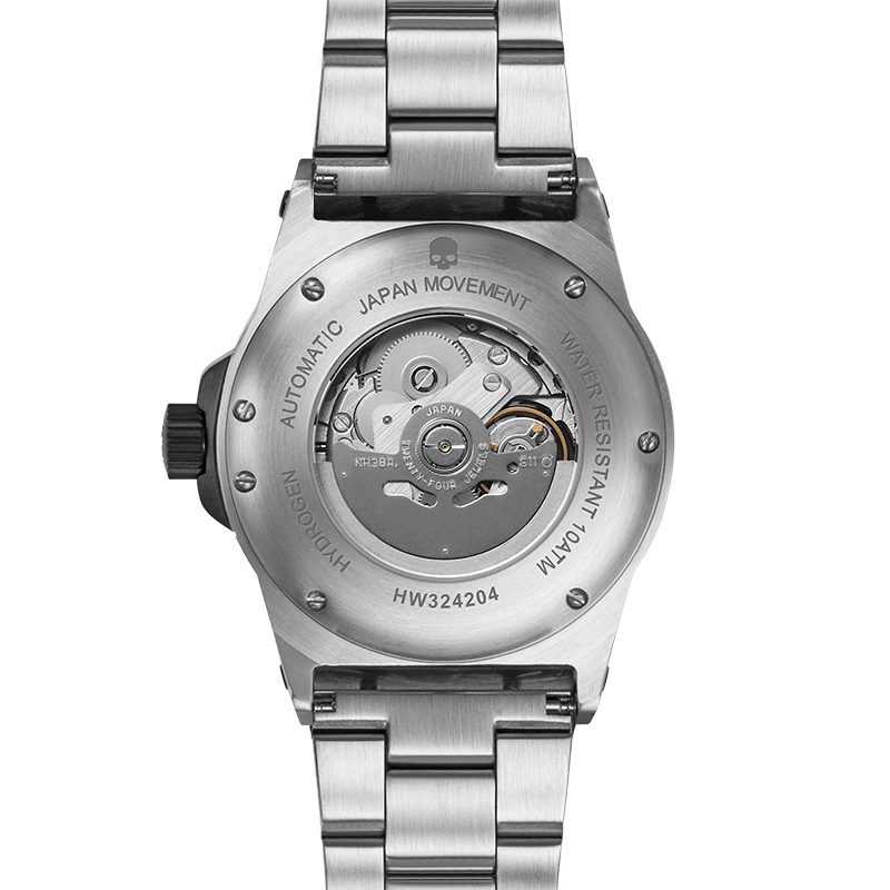 Buy Hydrogen Watch Sportivo Silver Black Bracelet Online