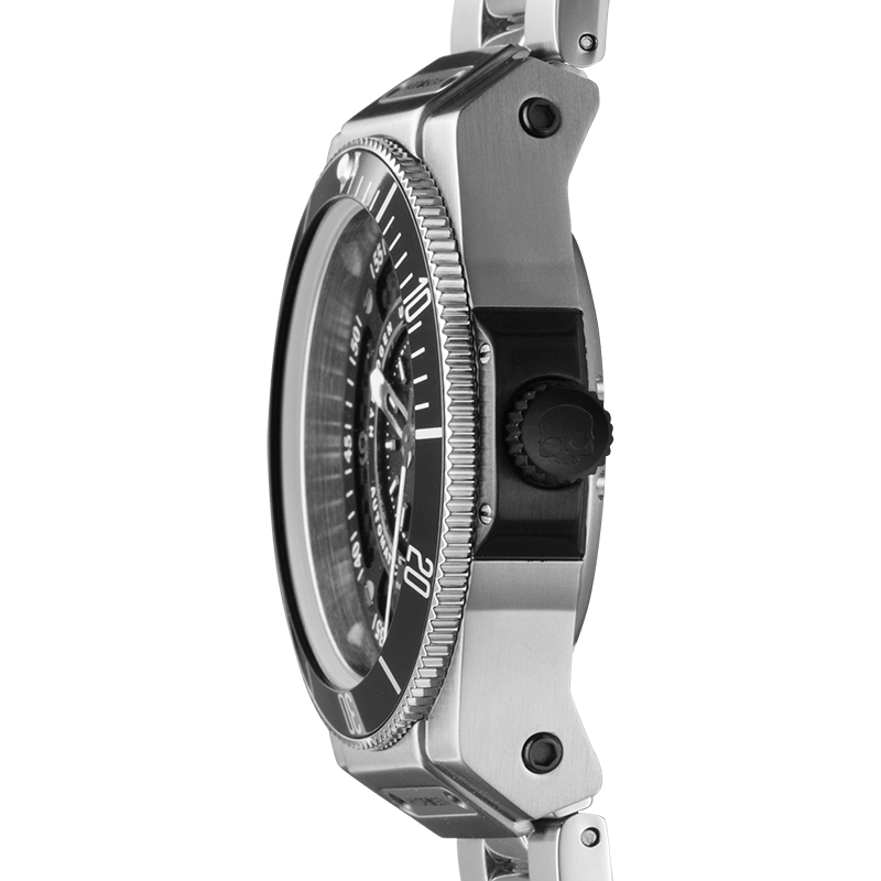 Buy Hydrogen Watch Sportivo Silver Black Bracelet Online