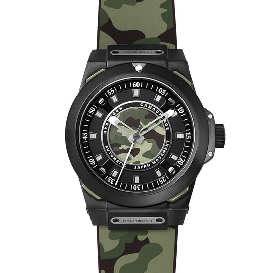 Hydrogren Sportivo Black-Green Camo Watch