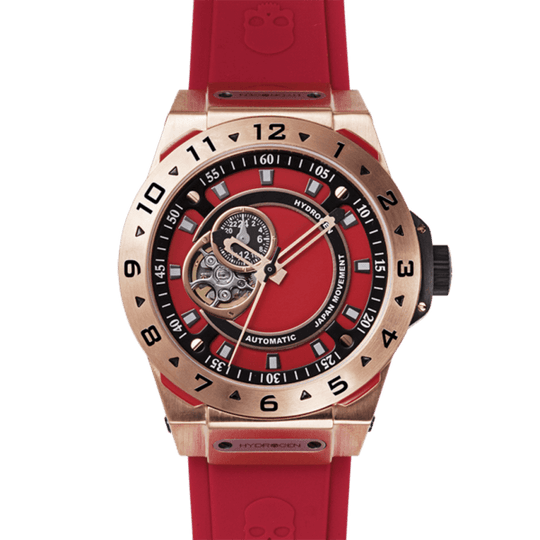 Hydrogren Vento Red Rose Gold Watch