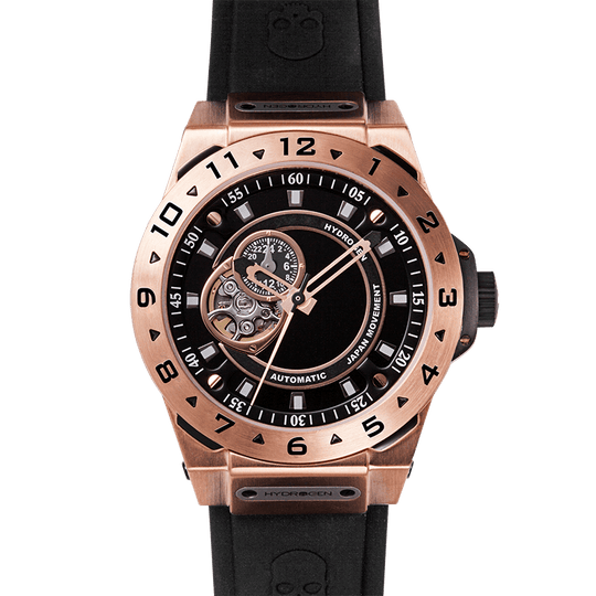 Hydrogren Vento Rose Gold-Black Watch