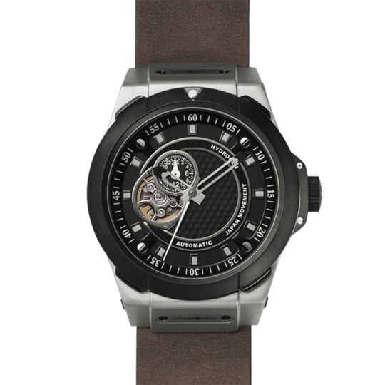 Hydrogren Vento Black Silver-Nato Watch