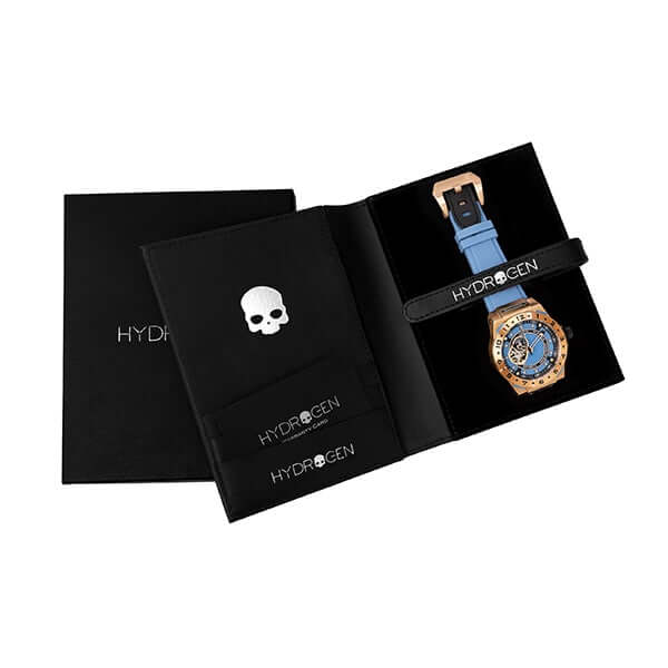 Buy Hydrogen Watch Vento Rose Gold Light Blue Online