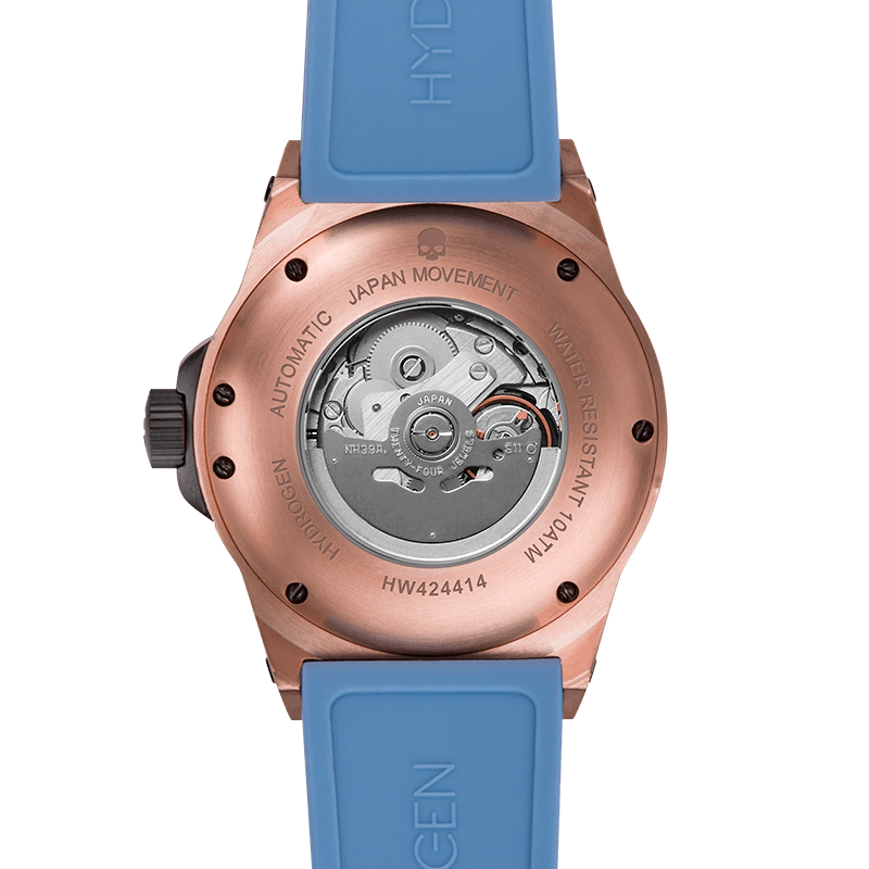Buy Hydrogen Watch Vento Rose Gold Light Blue Online