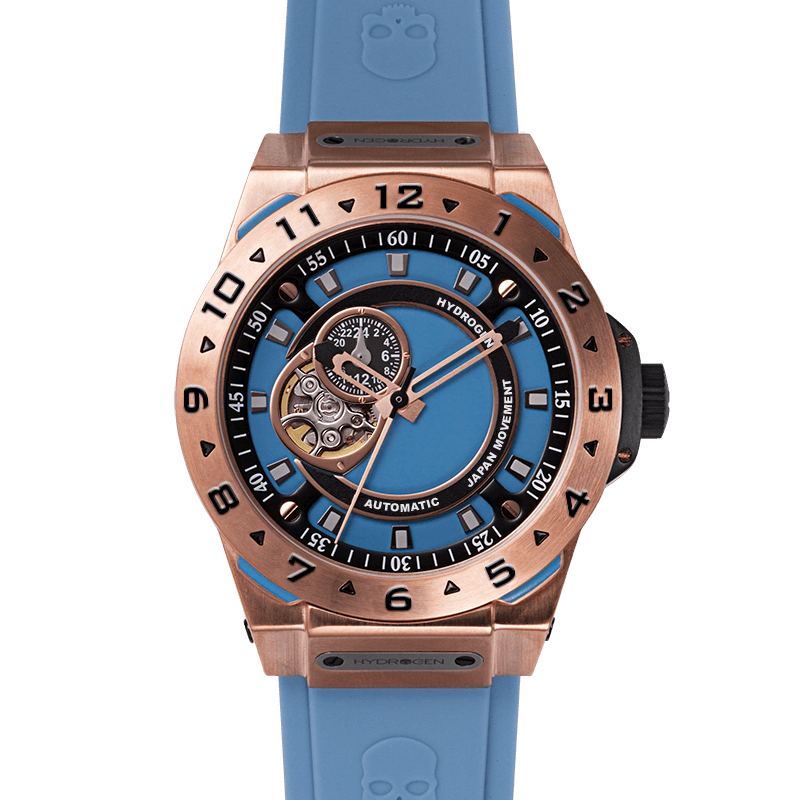Buy Hydrogen Watch Vento Rose Gold Light Blue Online