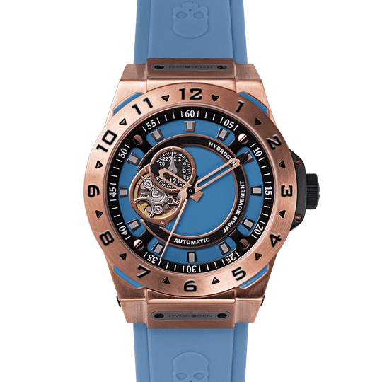 Hydrogren Vento Rose Gold-Aqua Watch