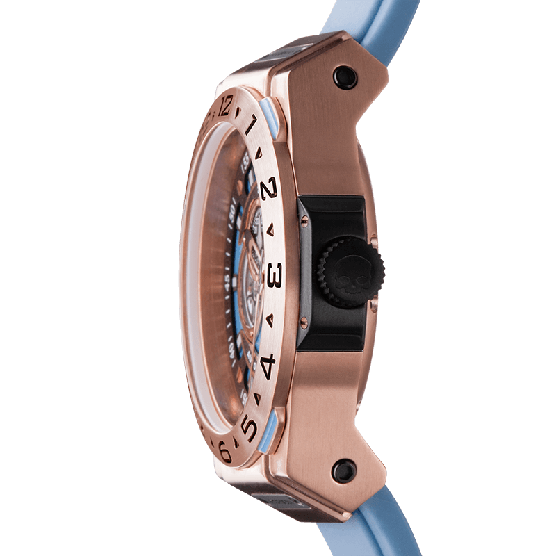Buy Hydrogen Watch Vento Rose Gold Light Blue Online