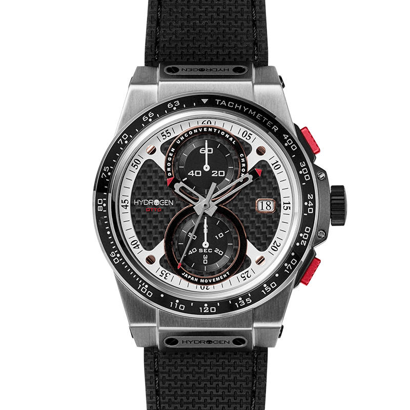 Buy Hydrogen Watch Otto Chrono Black Silver Online