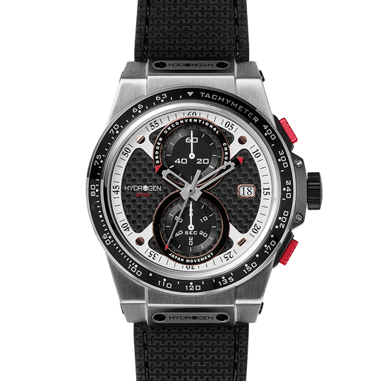Hydrogren Otto Chrono Black-Silver Watch