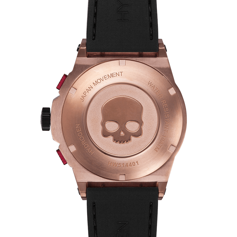Buy Hydrogen Watch Otto Chrono Black Rose Gold Online