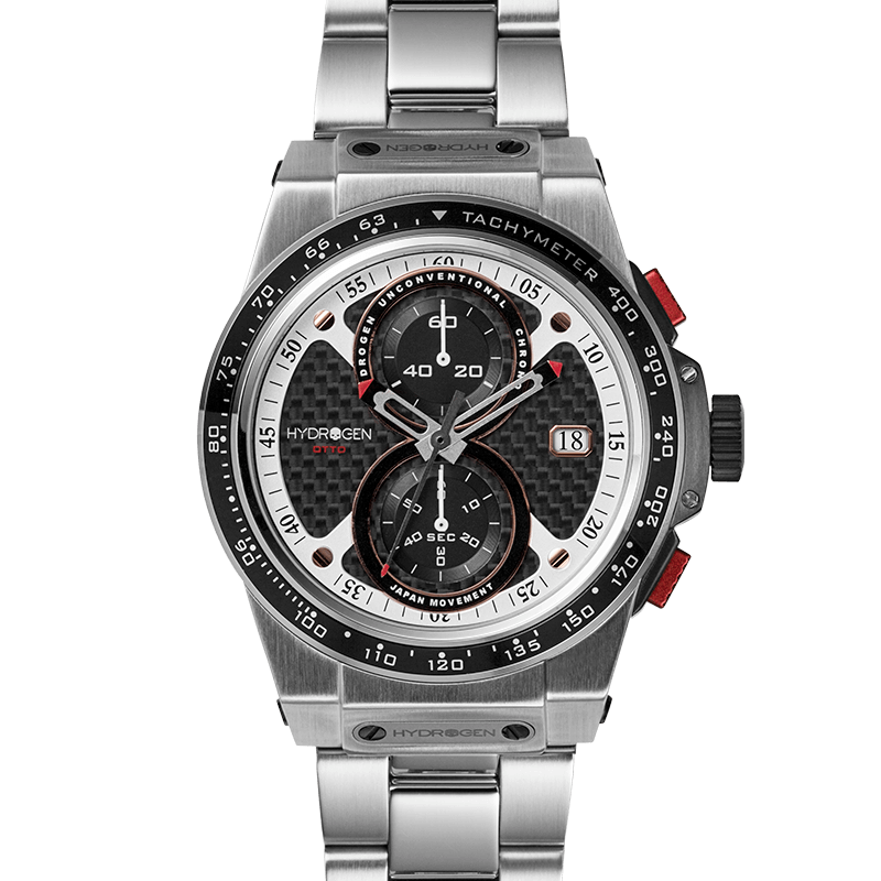 Buy Hydrogen Watch Otto Chrono Silver Bracelet Online