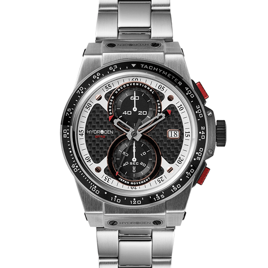 Hydrogren Otto Chrono Silver Link Watch