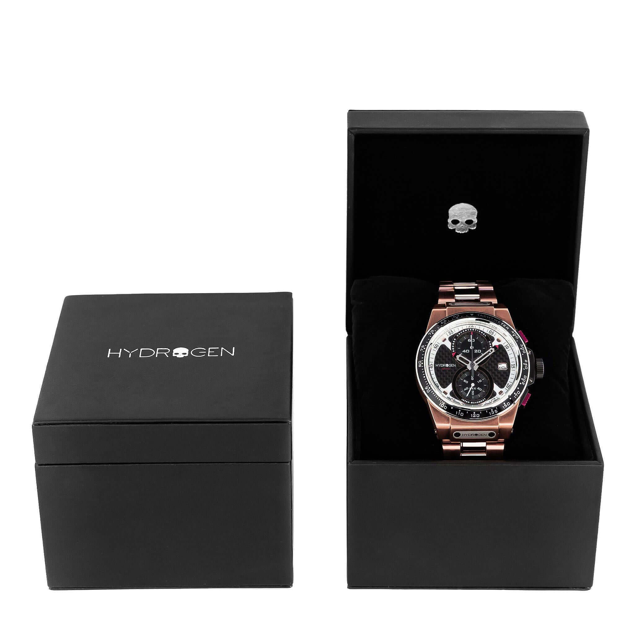 Buy Hydrogen Watch Otto Chrono All Rose Gold Bracelet Online