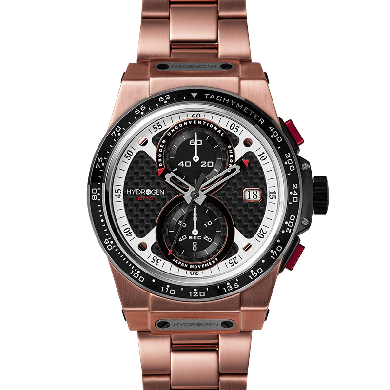 Buy Hydrogen Watch Otto Chrono All Rose Gold Bracelet Online