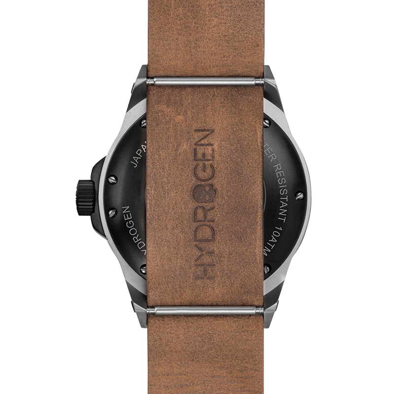 Buy Hydrogen Watch Otto Chrono Silver Black Nato Online