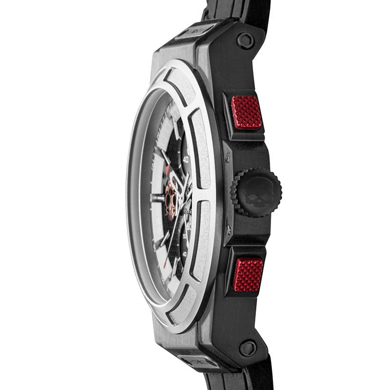 Buy Hydrogen Watch Otto Chrono Silver Matt Black Online
