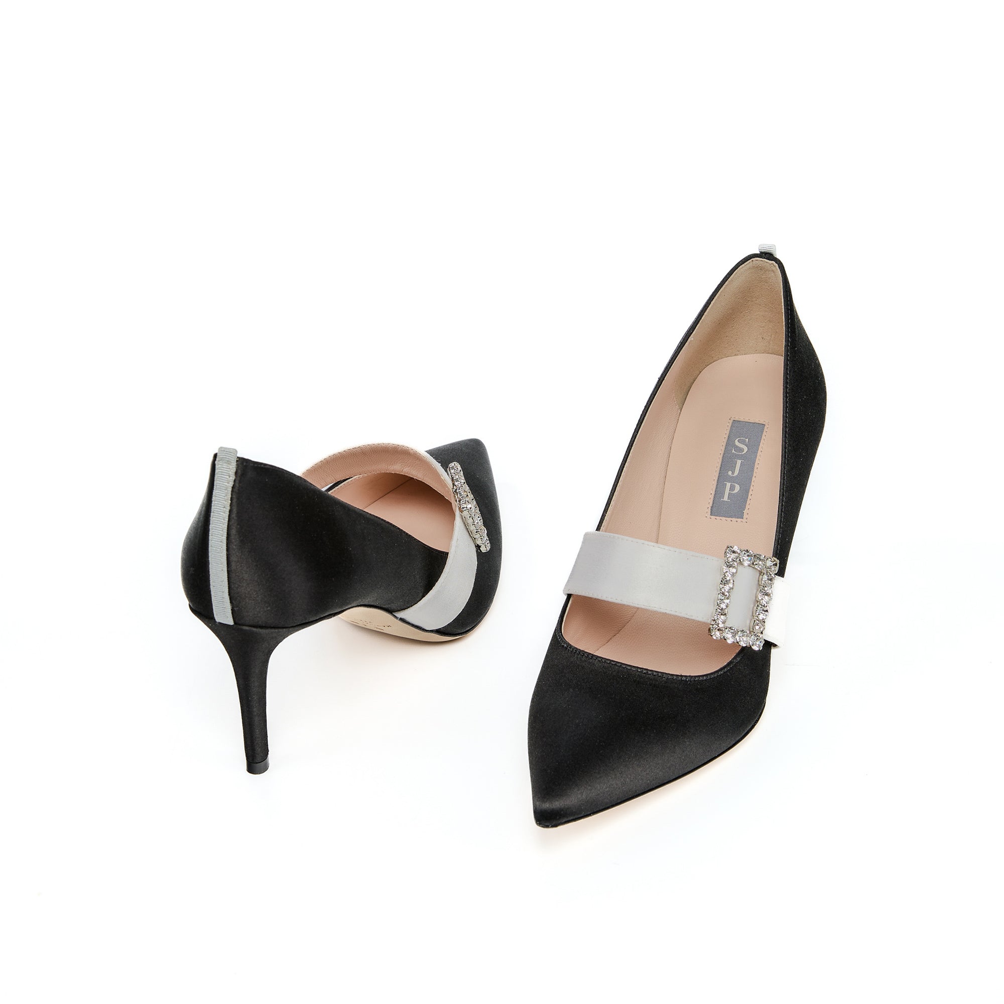 SJP By Sarah Jessica Parker Highgate Facade Satin 70mm Pumps