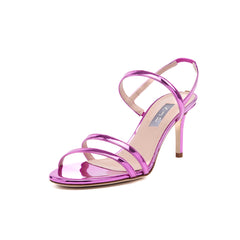 SJP by Sarah Jessica Parker Iva 70mm Pink Patent Leather Sandals