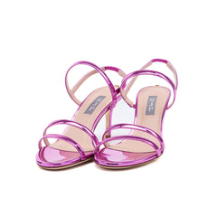 SJP by Sarah Jessica Parker Iva 70mm Pink Patent Leather Sandals