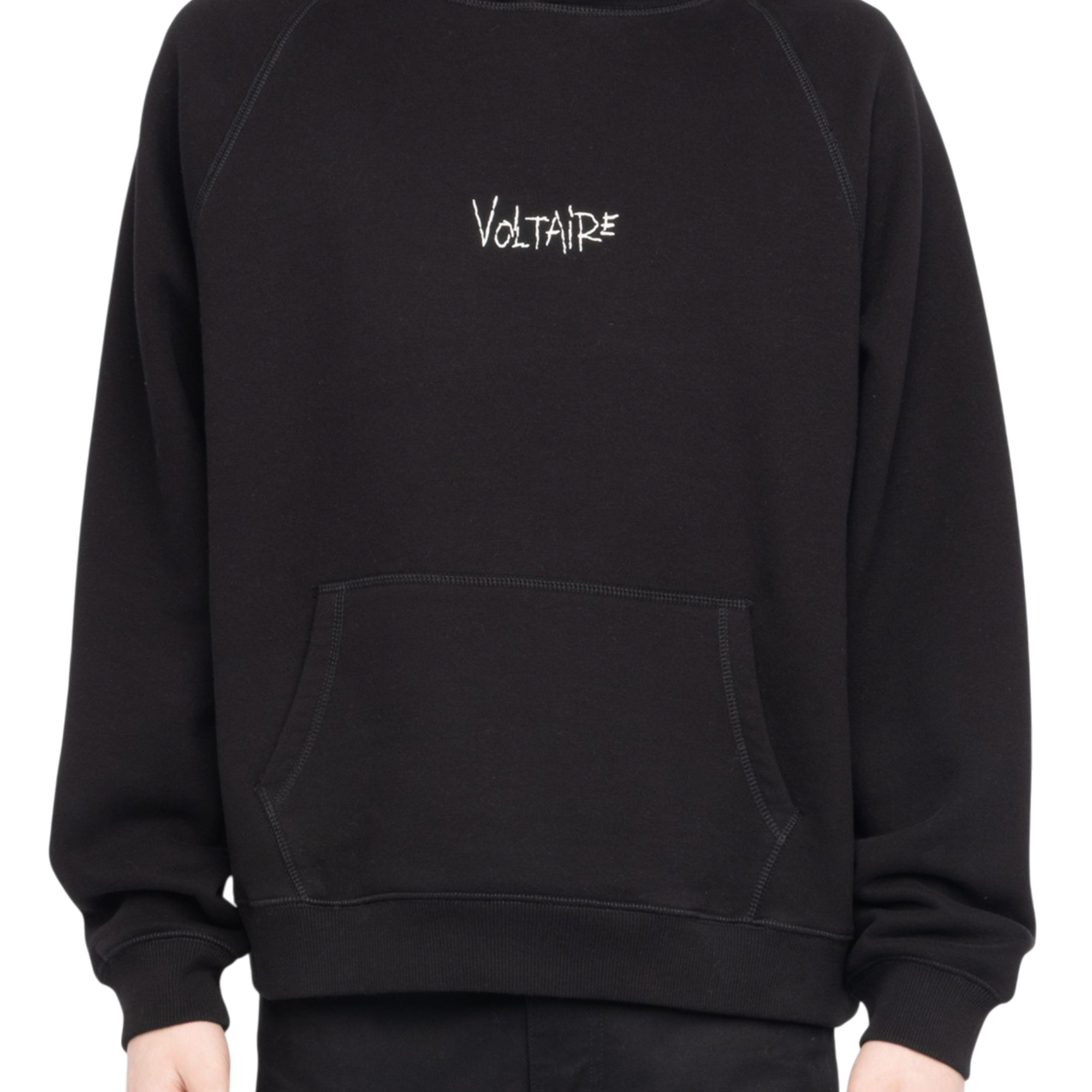 Georgy Manifesto Embroidered Hoodie - Black