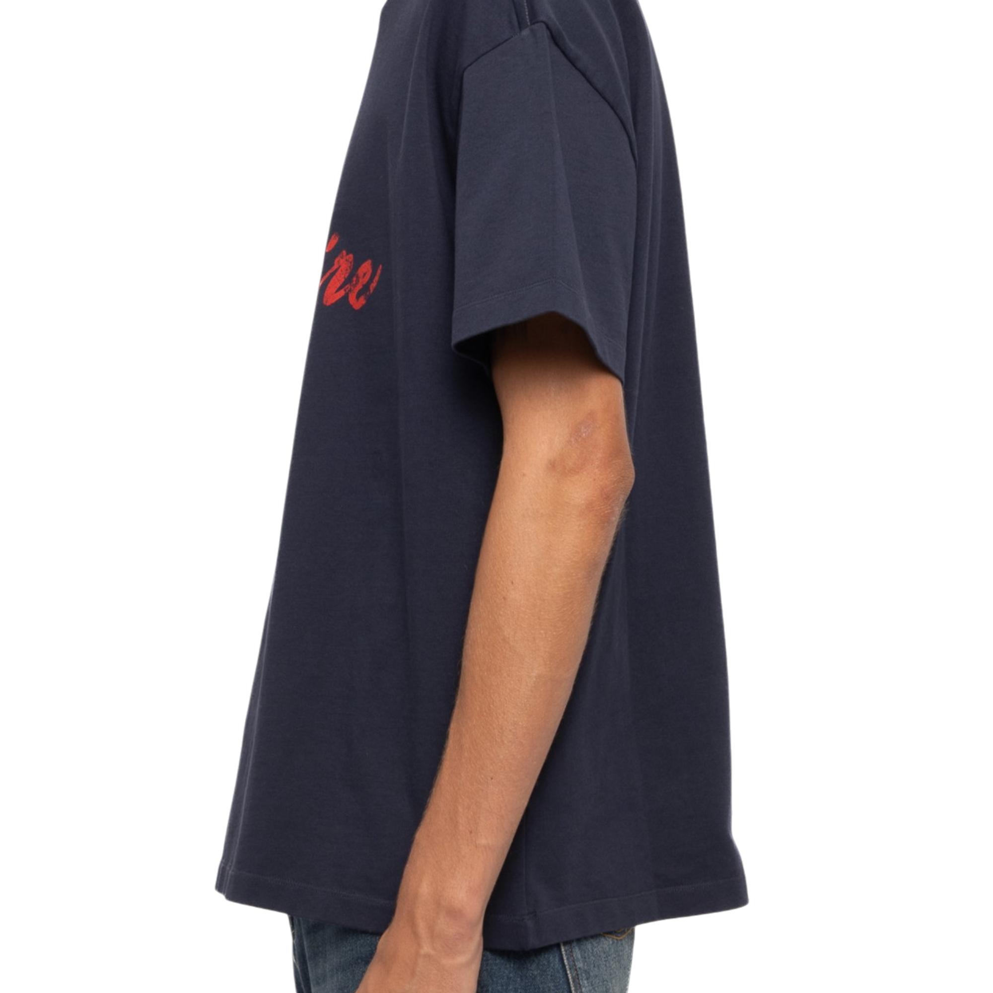 Teddy Voltaire Print T-Shirt - Encre Blue