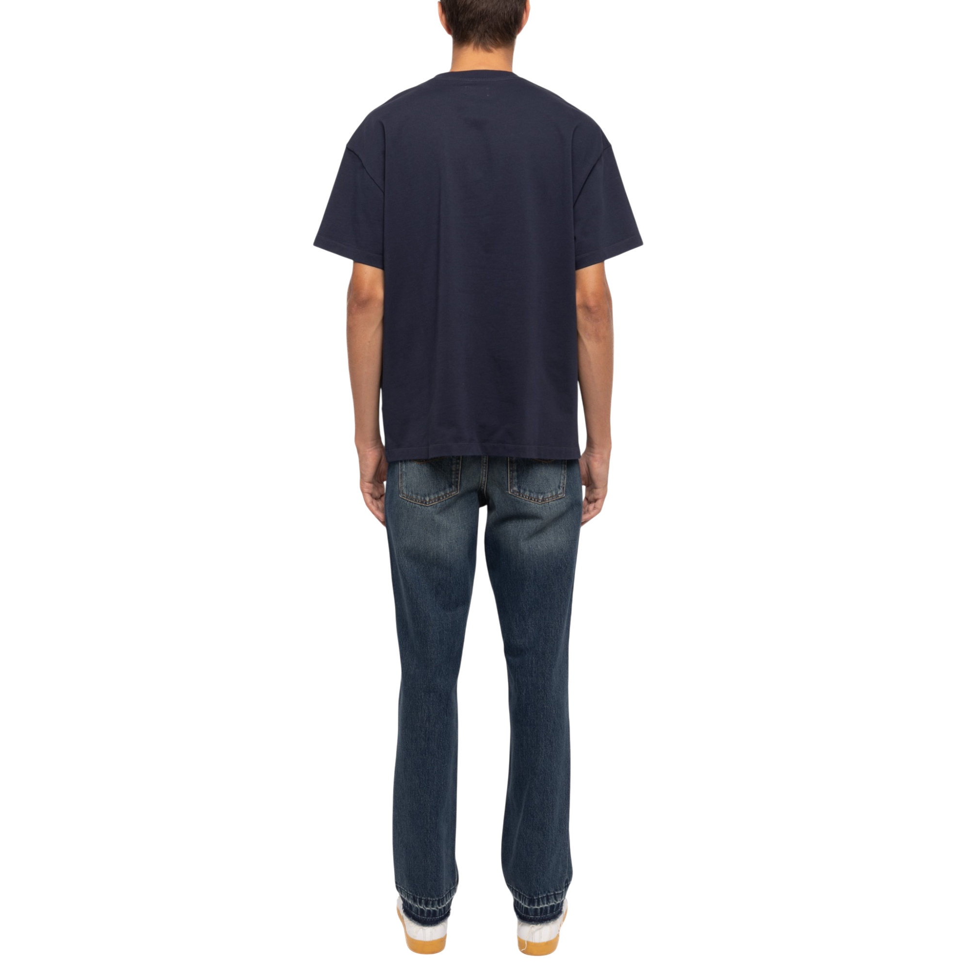 Teddy Voltaire Print T-Shirt - Encre Blue