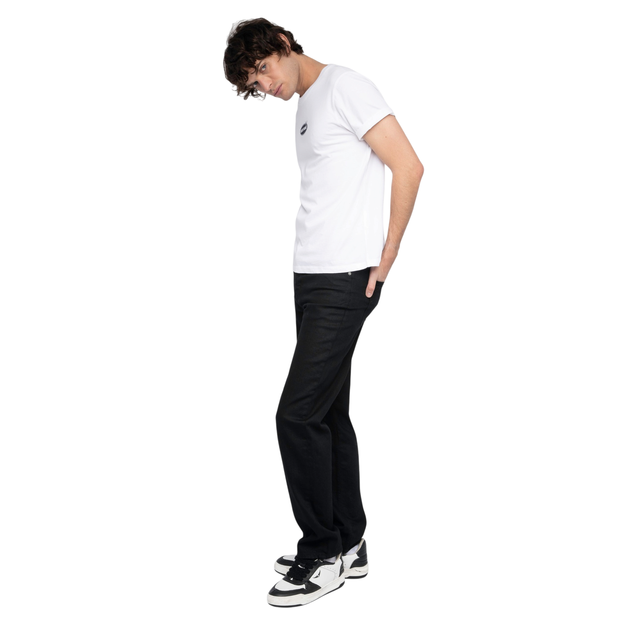 Tommy Organic Cotton Voltaire Badge T-Shirt - White
