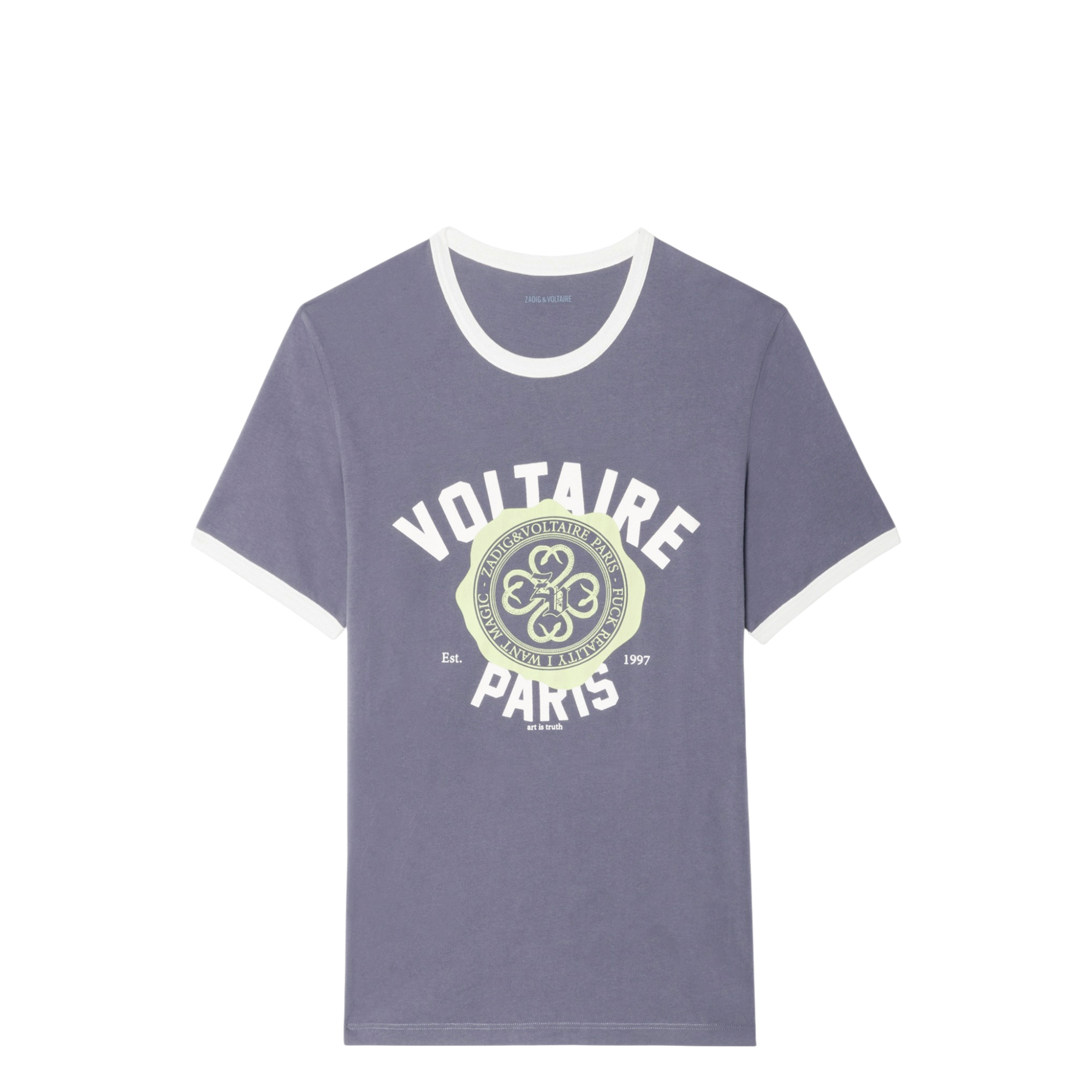 Woody Blason Graphic Cotton T-Shirt - Storm Blue