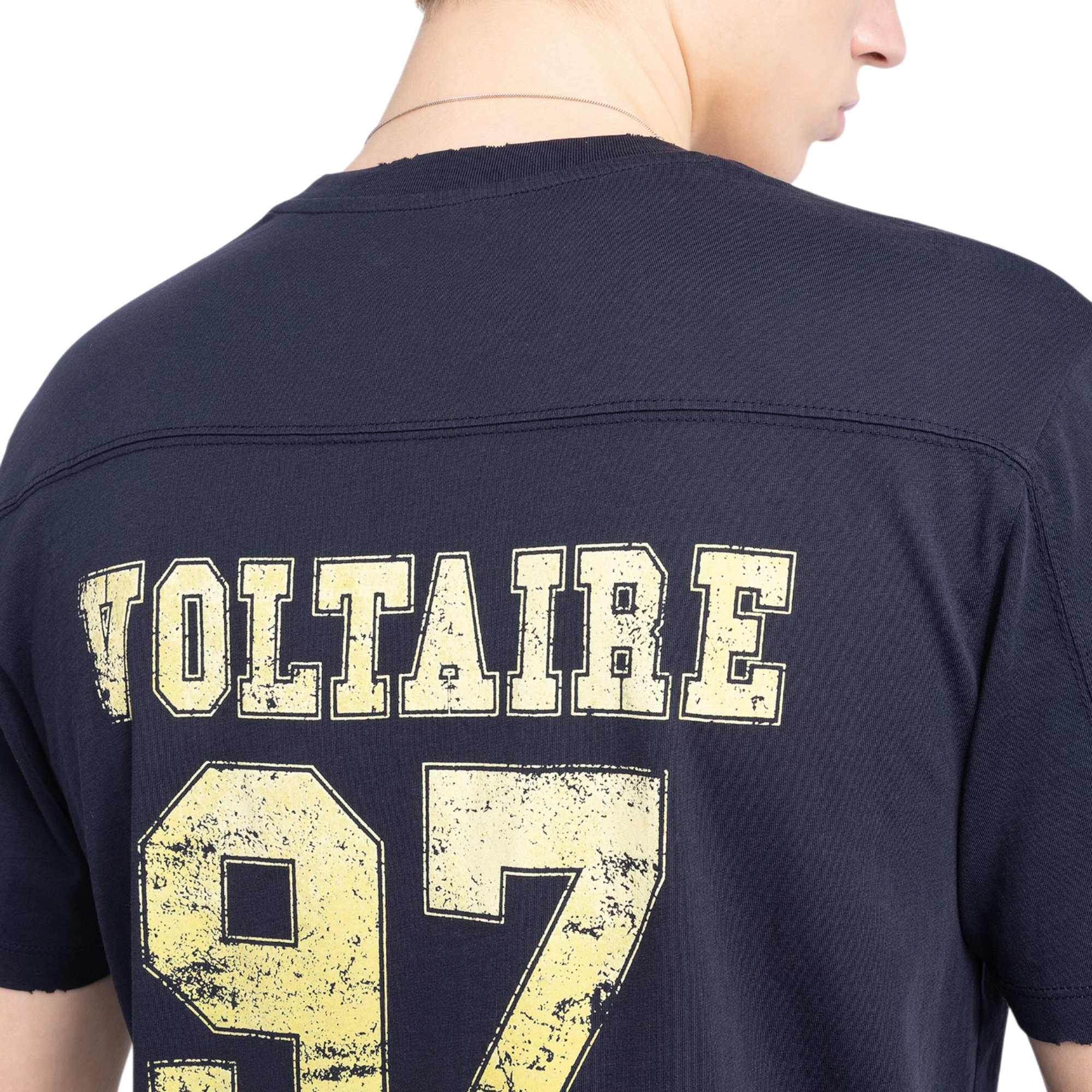 Tommy Voltaire 97 Cotton T-Shirt - Encre Navy Blue
