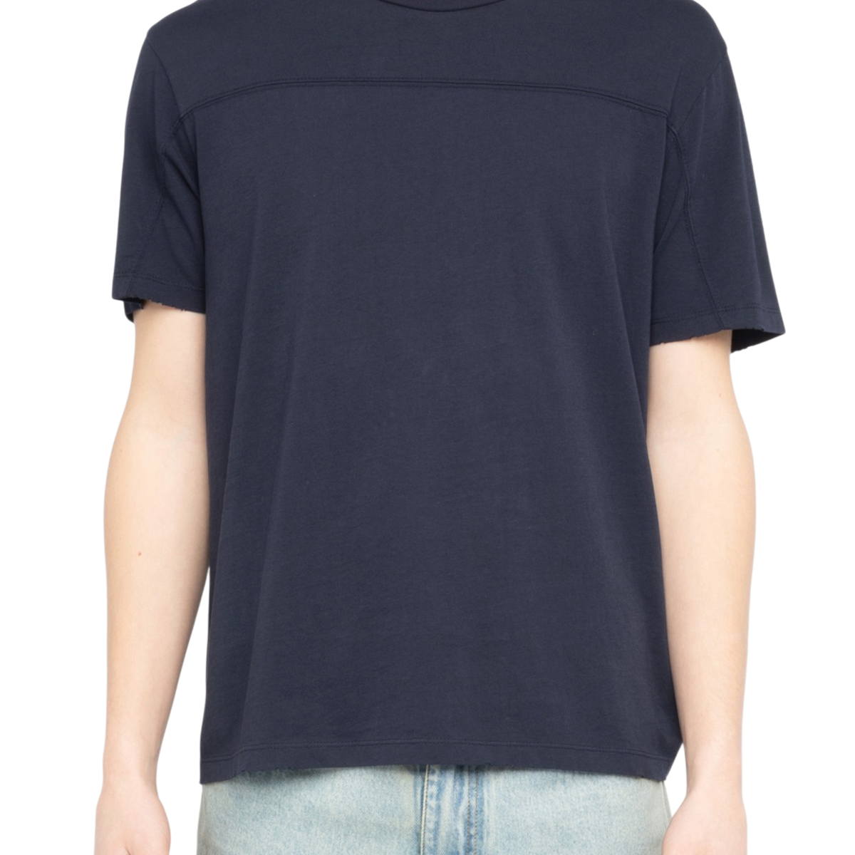 Tommy Voltaire 97 Cotton T-Shirt - Encre Navy Blue