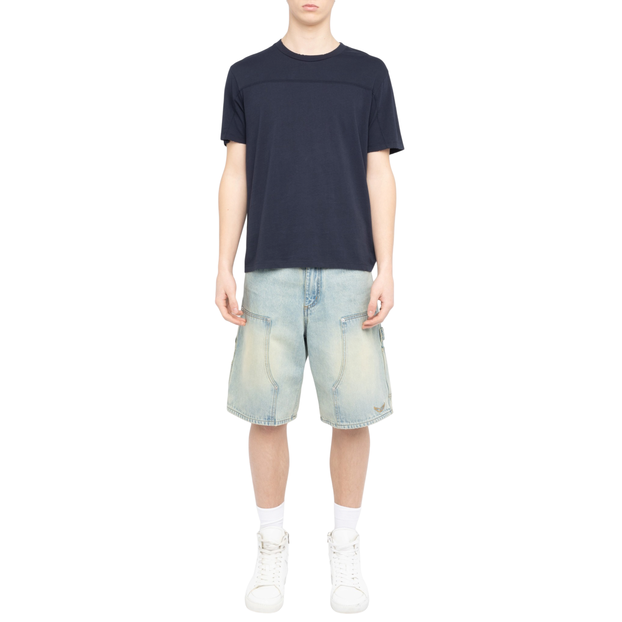 Tommy Voltaire 97 Cotton T-Shirt - Encre Navy Blue