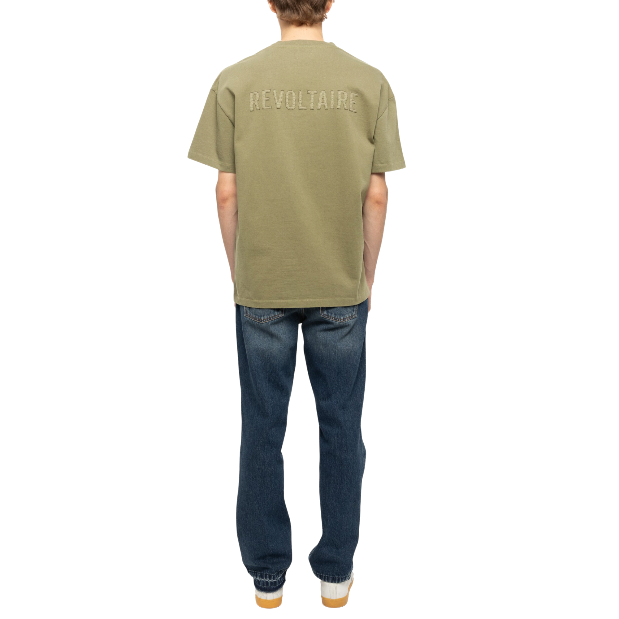 Teddyx Revoltaire Recycled Cotton T-Shirt - Mousse Green