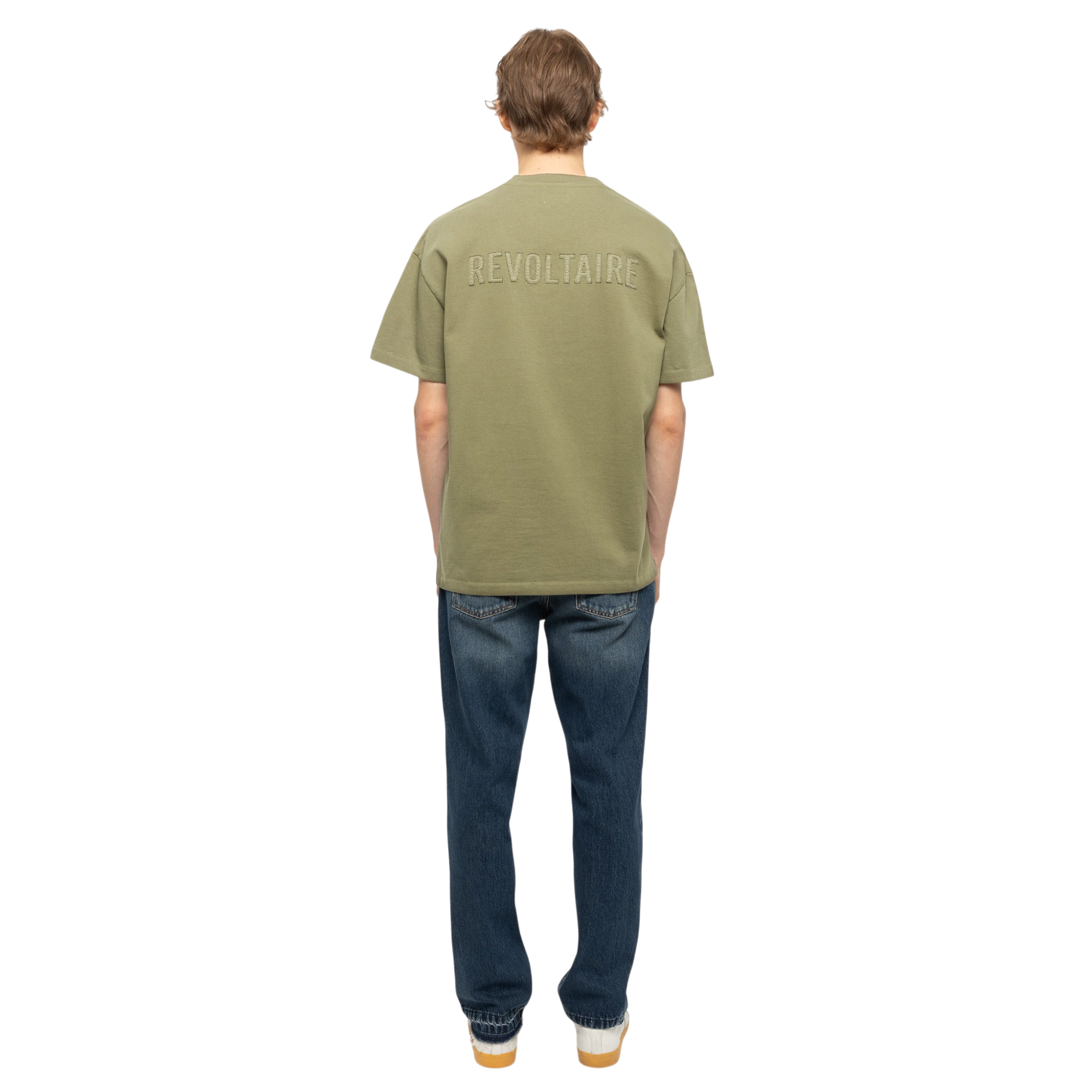 Teddyx Revoltaire Recycled Cotton T-Shirt - Mousse Green