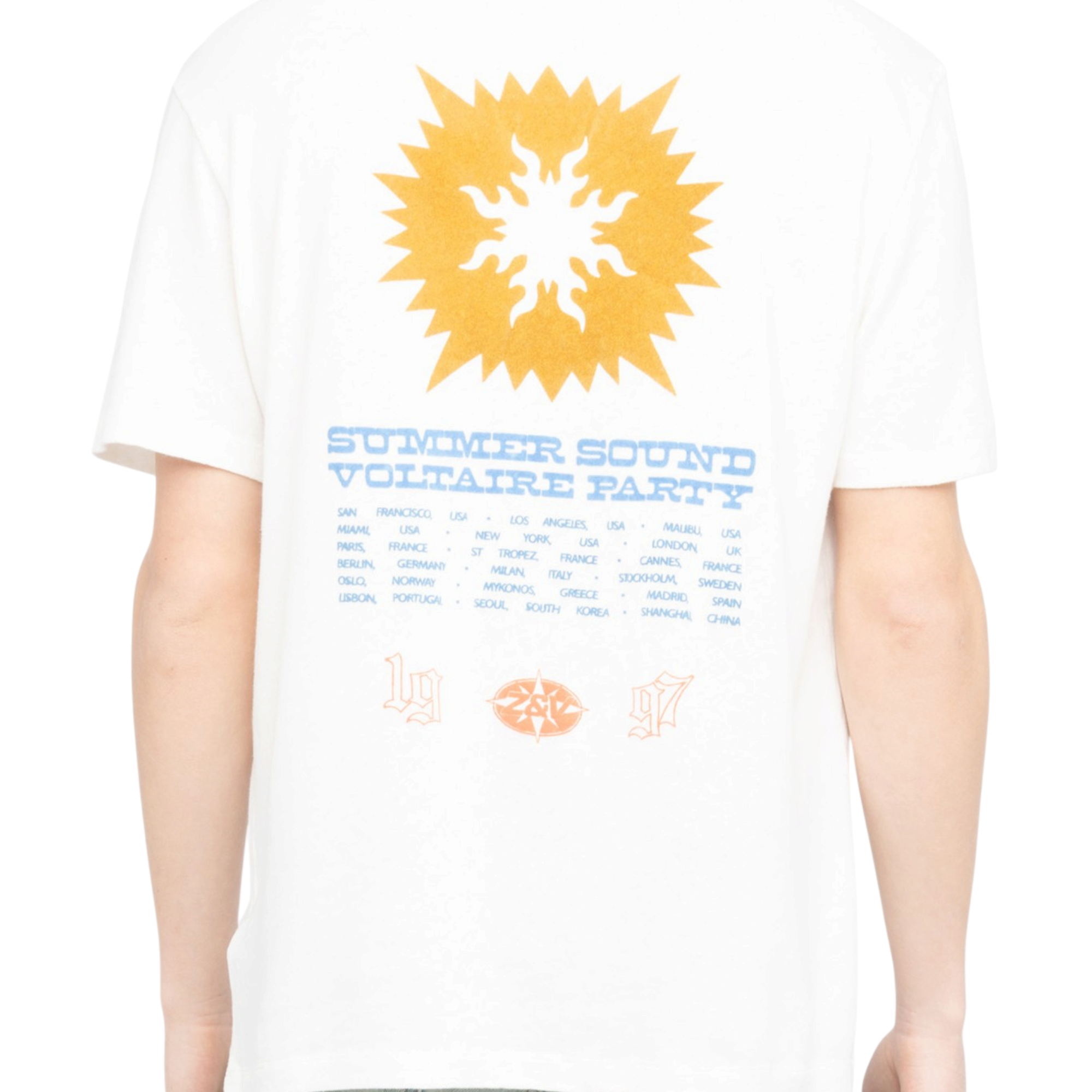 Tommy Summer Concert Cotton-Linen T-Shirt - Judo White