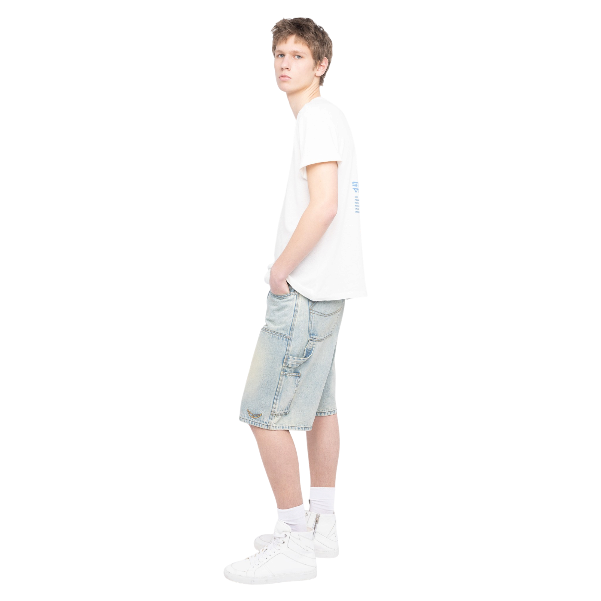 Tommy Summer Concert Cotton-Linen T-Shirt - Judo White