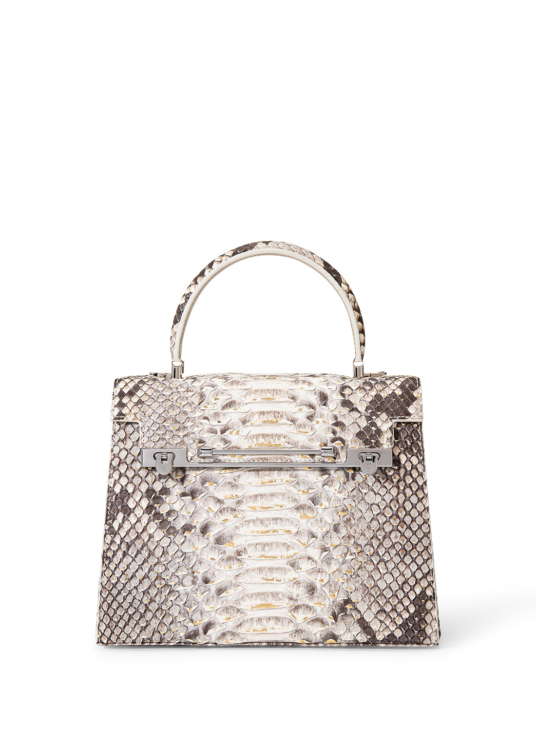 Orchidea Oro Raffles 1819 Crocodile Leather Handbag