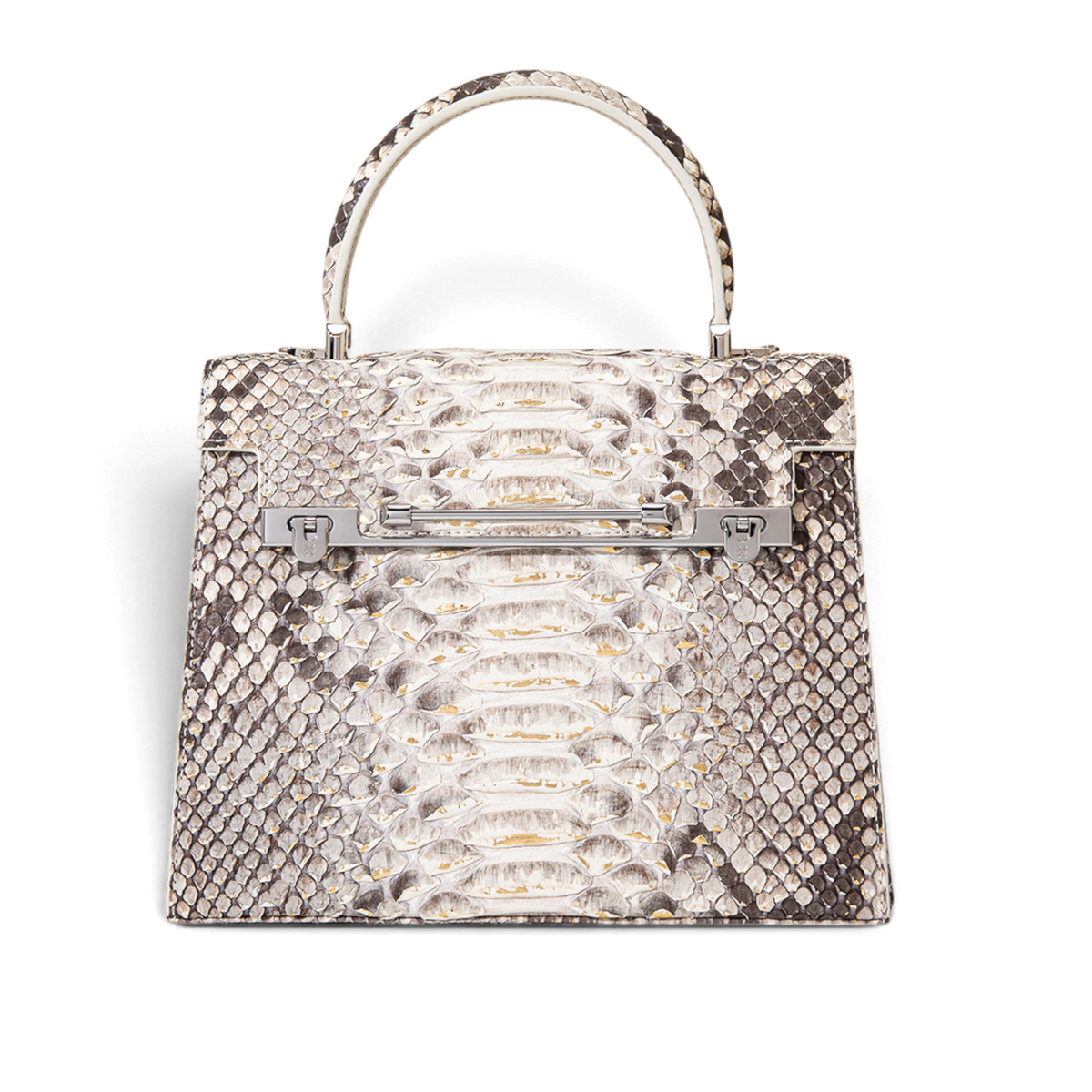 Orchidea Oro Raffles 1819 Leather Handbag