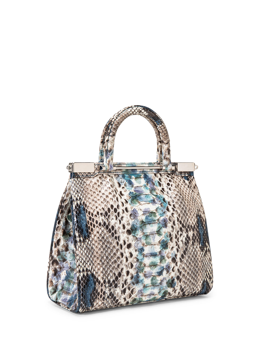Tutti Frutti Raffles Classic Crocodile Leather Handbag