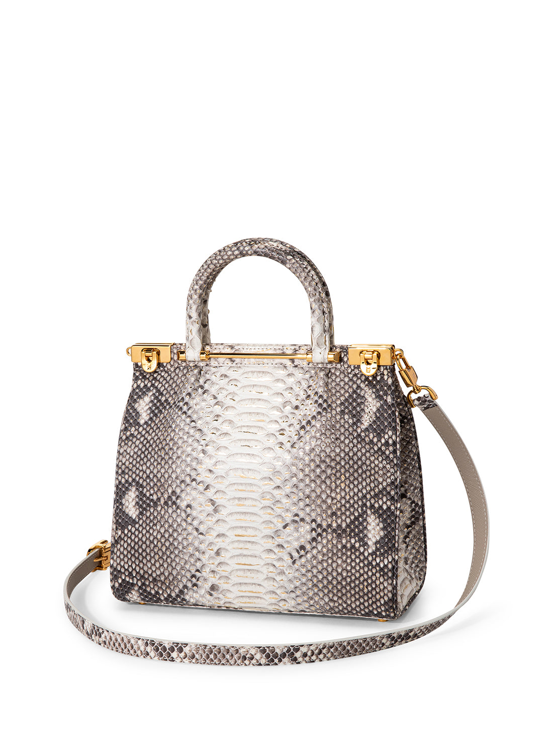 Orchidea Oro Raffles Classic Crocodile Leather Handbag