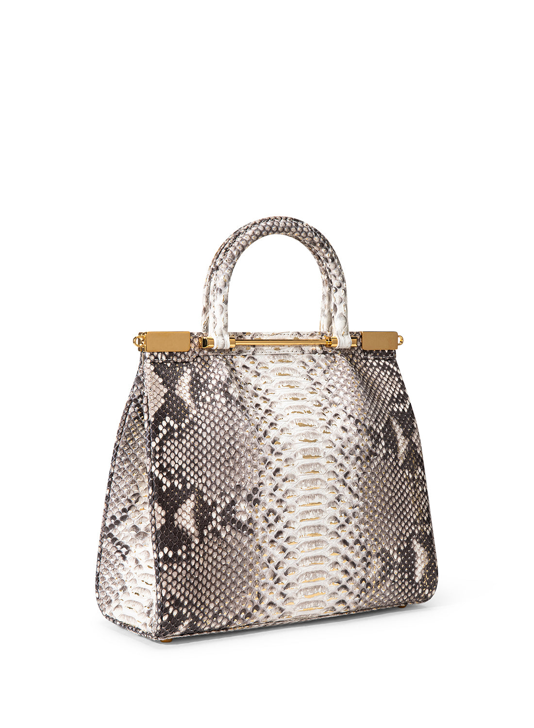 Orchidea Oro Raffles Classic Crocodile Leather Handbag