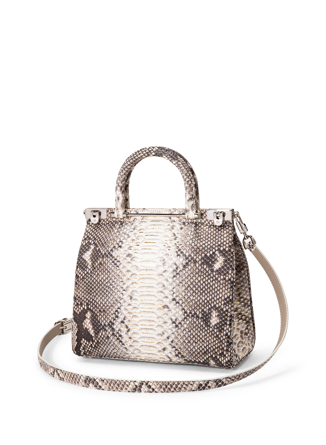 Orchidea Oro Raffles Classic Crocodile Leather Handbag