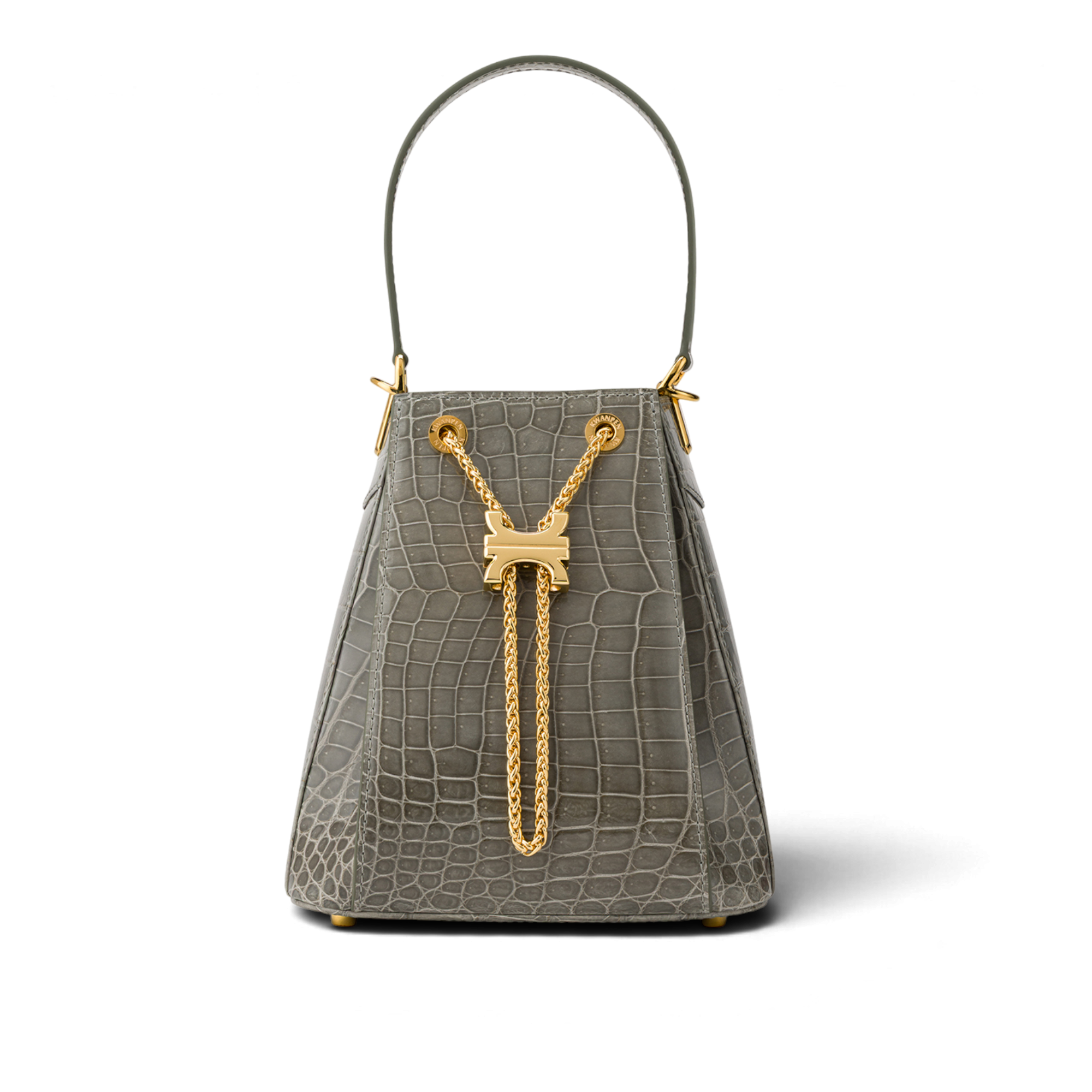 Crest Link Origami Bucket Bag