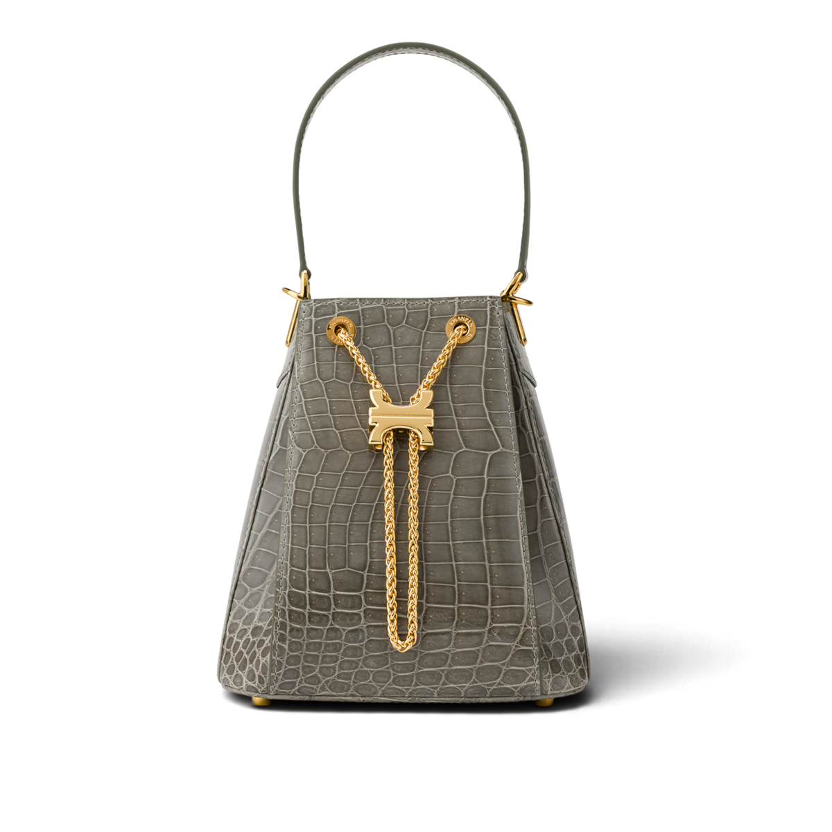 Crest Link Origami Bucket Bag