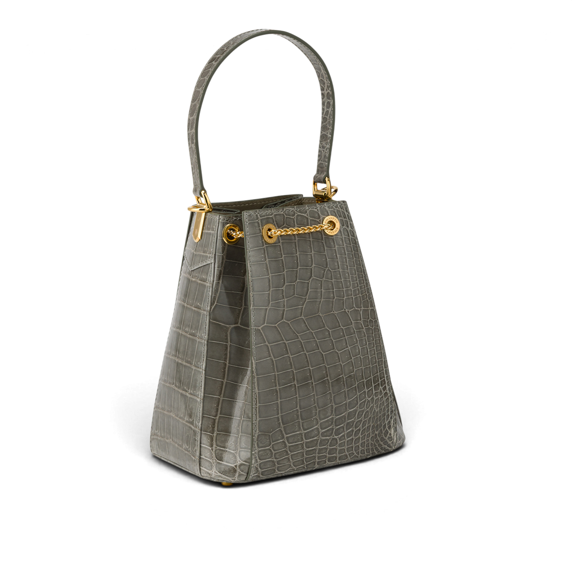 Crest Link Origami Bucket Bag